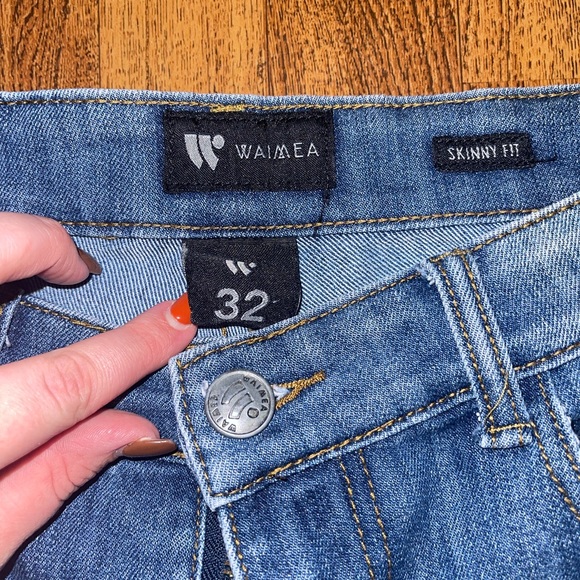 Moto style destroyed WAIMEA Jeans - Picture 2 of 4